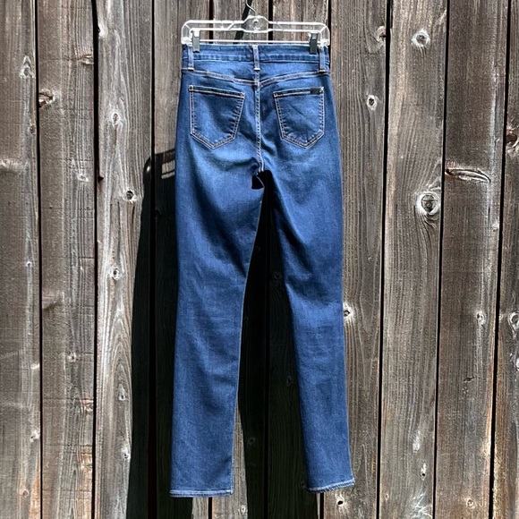 Jen7 by 7 for all mankind slim straight blue jeans size 2 - Picture 10 of 17